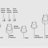 Sire Basses - M7+ S4l/tbk - Lefty Swamp Ash + Solid Maple 4-String Bass Guitar – Transparent Black