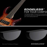 Sire Basses - M7+ S5l/nt - Lefty Swamp Ash + Solid Maple 5-String Bass Guitar – Natural