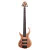 lefty swamp ash + solid maple 5-string bass guitar natural