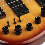 Sire Basses - M7+ A4f/brs - Fretless Alder + Solid Maple 4-String Bass Guitar – Brown