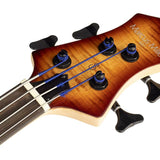 Sire Basses - M7+ A4f/brs - Fretless Alder + Solid Maple 4-String Bass Guitar – Brown
