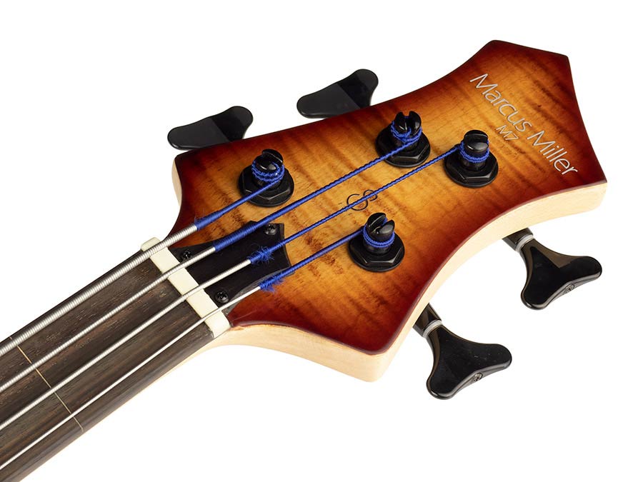 Sire Basses - M7+ A4f/brs - Fretless Alder + Solid Maple 4-String Bass Guitar – Brown