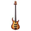 fretless alder + solid maple 4-string bass guitar brown