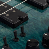 Sire Basses - M7+ A4f/tbl - Fretless Alder + Solid Maple 4-String Bass Guitar – Transparent Blue