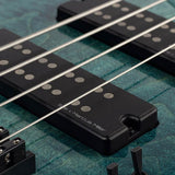 Sire Basses - M7+ A4f/tbl - Fretless Alder + Solid Maple 4-String Bass Guitar – Transparent Blue