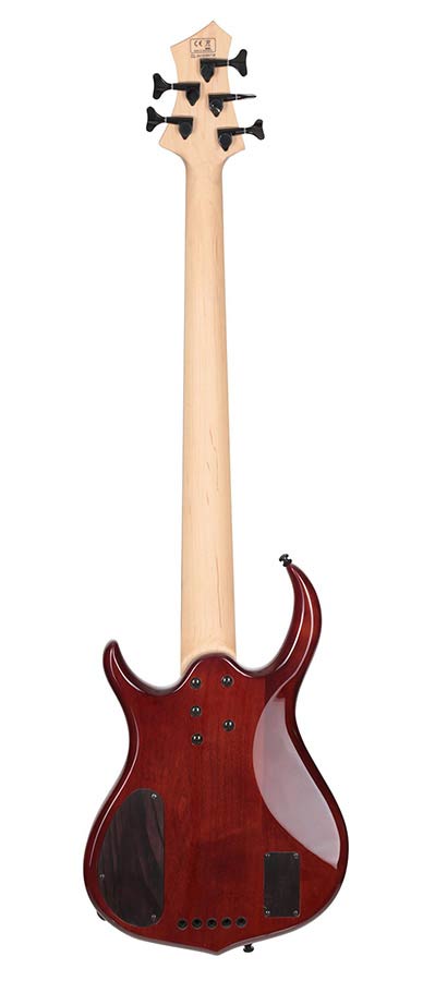 Sire Basses - M7+ A5f/brs - Fretless Alder + Solid Maple 5-String Bass Guitar – Brown