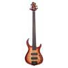 fretless alder + solid maple 5-string bass guitar brown