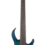 Sire Basses - M7+ A5F/TBL - fretless alder + solid maple 5-string bass guitar transparent blue – Transparent Blue