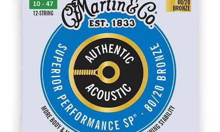 Martin - MA180 - string set 12-string 80/20 bronze