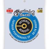 Martin - MA190 - string set 12-string 80/20 bronze