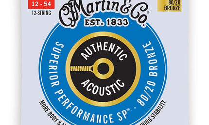 Martin - MA190 - string set 12-string 80/20 bronze