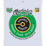 Martin - MA180S - string set 12-string 80/20 bronze