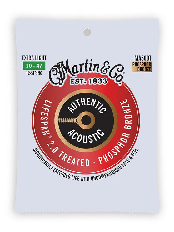Martin - MA500T - string set 12-string phosphor bronze