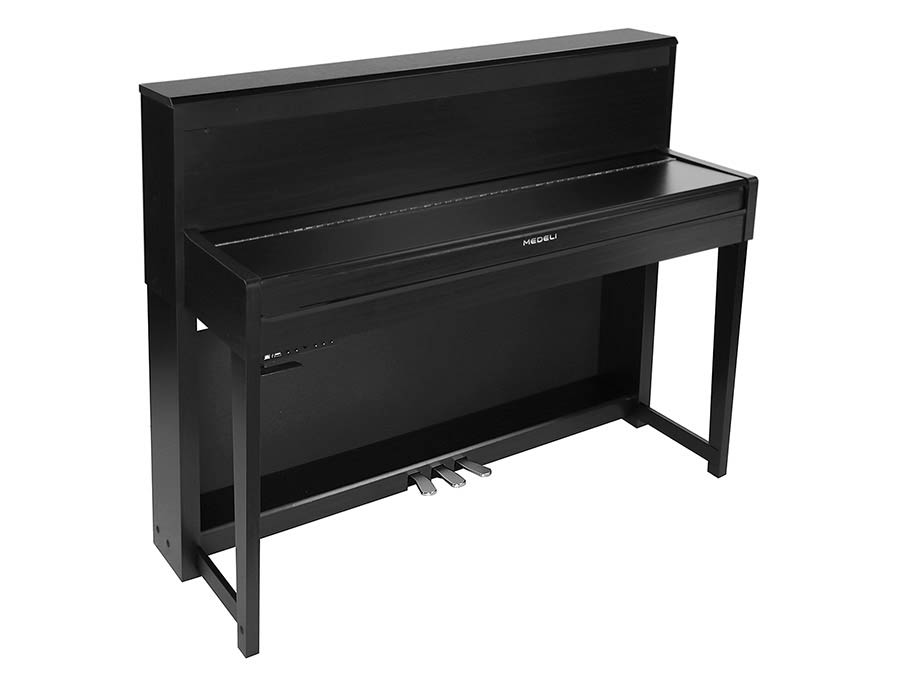 digital home piano, 88 keys graded hammer action, triple sensor (K8), 2 x 40 watt - black satin