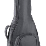 Boston - W-06.2 - Gig Bag For Acoustic Guitar, 6 Mm. Padding, Nylon, 2 Straps, Large Pocket, Black