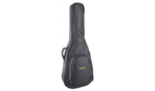 Boston - W-06.2 - Boston W-06.2 gigbag voor akoestische gitaar, 6 mm. voering, nylon, 2 riemen, groot voorvak, zwart