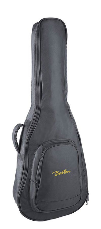 Boston - K-1012.2 - Gig Bag For Classic Guitar, 10 Mm. Padding, Cordura, 2 Straps, Large Pocket, Black, 1/2-scale