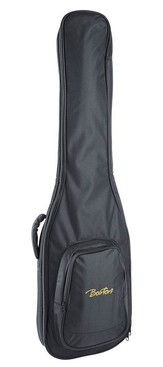 Boston - B-10.2 - Gig Bag For Electric Bass Guitar, 10 Mm. Padding, Cordura, 2 Straps, Large Pocket, Black