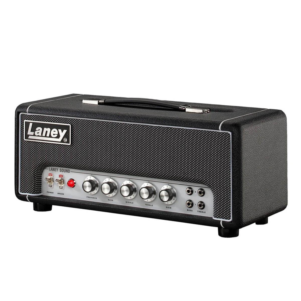 Laney LA Studio all-tubes low power amplifier head with Two Notes Torpedo cabinet simulation Module.