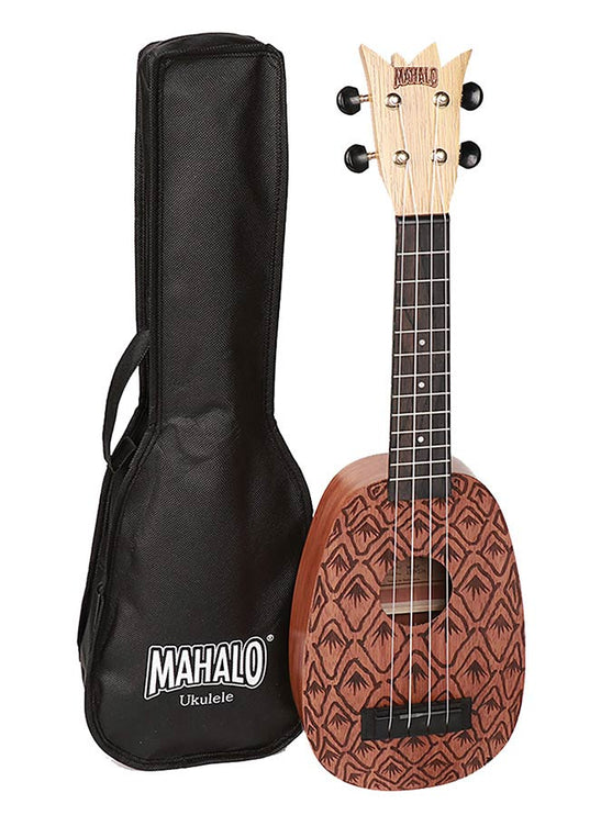 soprano ukulele, pineapple shape