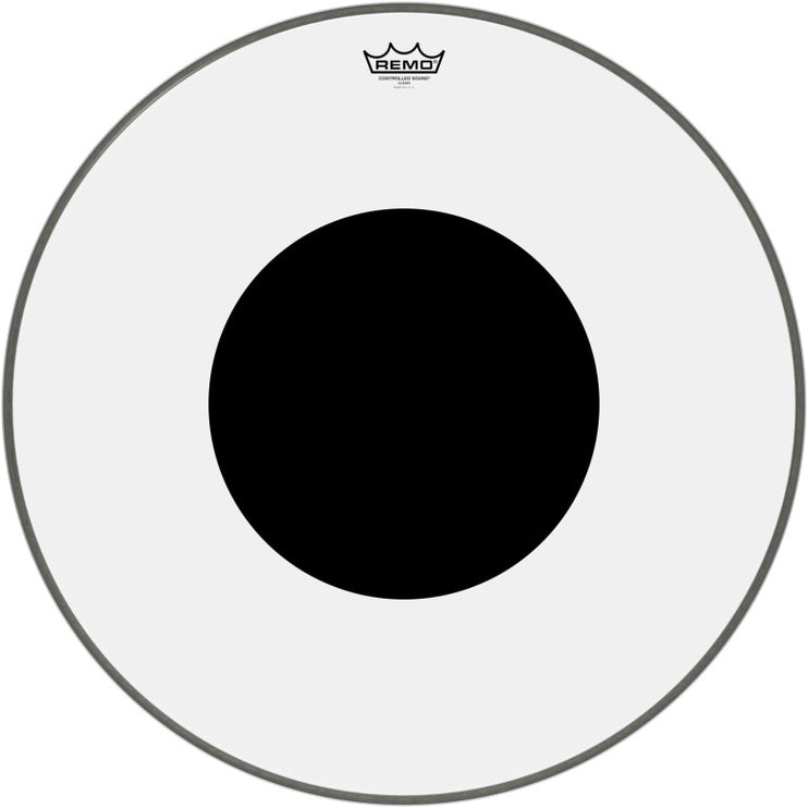 Remo - CS-1326-10 - 26" CS Clear Bass Drum Head with black dot