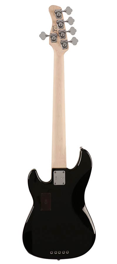 Sire Basses - P7+ A5f/bk - Fretless Alder 5-String Active Bass Guitar – Black