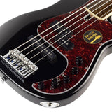 Sire Basses - P7+ A5f/bk - Fretless Alder 5-String Active Bass Guitar – Black
