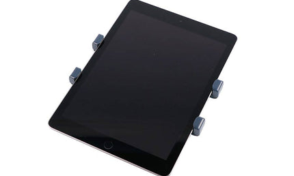 universal tablet holder for stand, fits tube dia 25.4mm, with 360° spring loaded clamping system