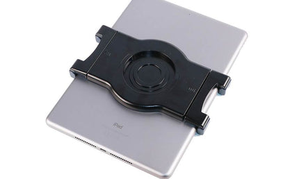 universal tablet holder for stand, fits tube dia 25.4mm, with 360° spring loaded clamping system