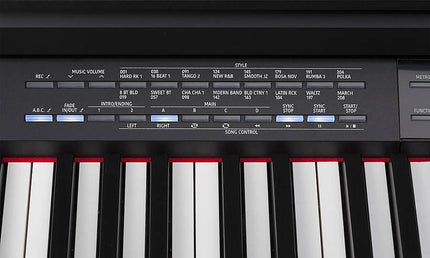 digital home piano, 88 keys graded hammer action (K6S), 2 x 65 watt - black