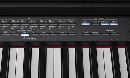 digital home piano, 88 keys graded hammer action (K6S), 2 x 65 watt - black