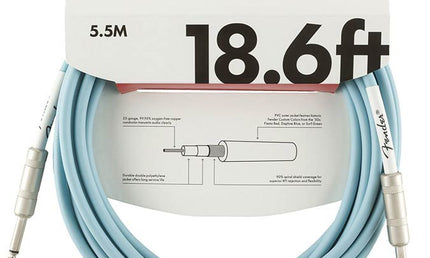 Fender - 990520003 - instrument cable, 18 – Daphne Blue