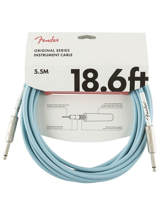 Fender - 990520003 - instrument cable, 18 – Daphne Blue