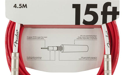 Fender - 990515010 - instrument cable – Fiesta Red