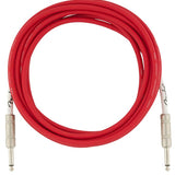 Fender - 990515010 - Instrument Cable, 15Ft, Fiesta Red
