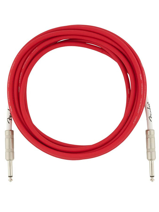 Fender - 990515010 - Instrument Cable, 15Ft, Fiesta Red