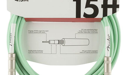 Fender - 990515058 - instrument cable – Surf Green