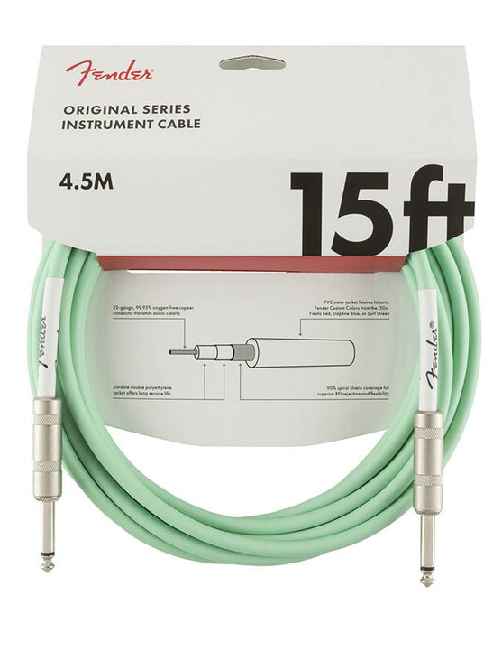 Fender - 990515058 - instrument cable – Surf Green