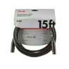 microphone cable, 15ft, black