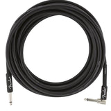 Fender - 990820019 - Instrument Cable, 18.6Ft, 1X Angled, Black