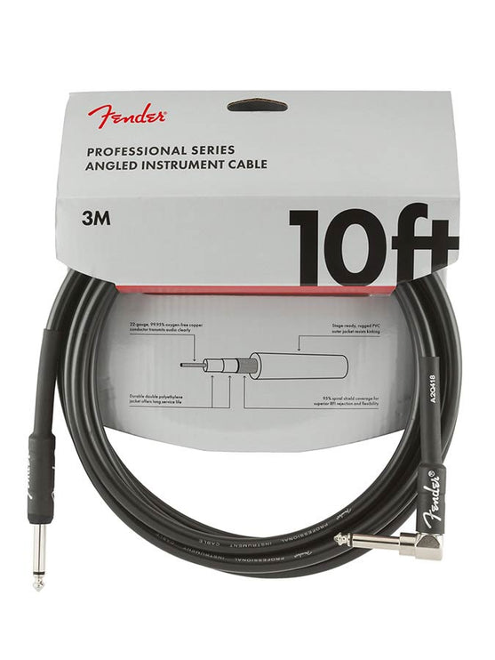 Fender - 990820025 - instrument cable – Angled, Black