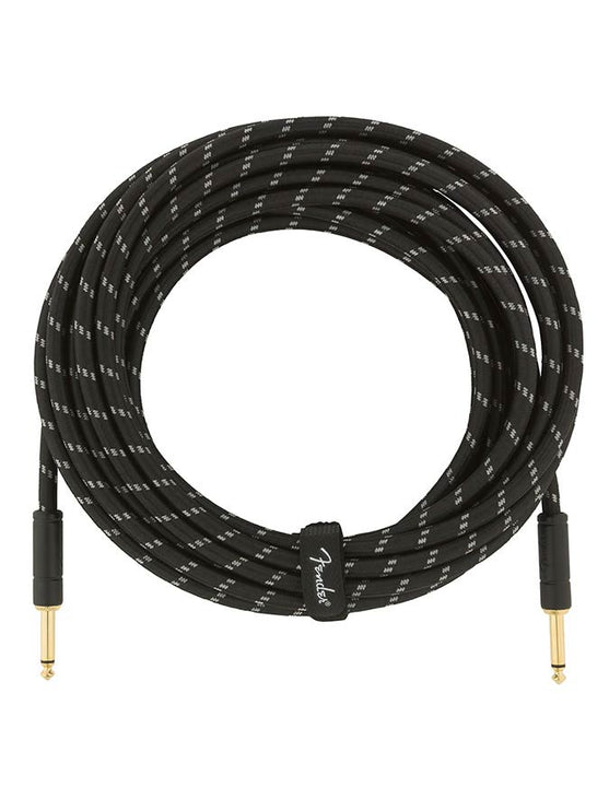 Fender - 990820075 - Instrument Cable, 25Ft, Black Tweed