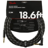 Fender - 990820079 - instrument cable, 18 – Angled, Black
