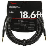 Fender - 990820080 - Instrument cable, 18 – 18.6Ft, Black