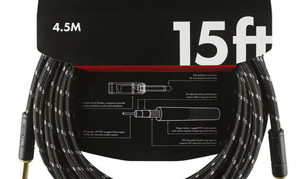 Fender - 990820083 - instrument cable – 15Ft, Black