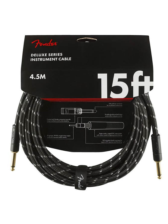 Fender - 990820083 - instrument cable – 15Ft, Black