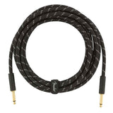 Fender - 990820083 - Instrument Cable, 15Ft, Black Tweed