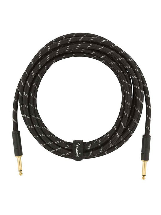 Fender - 990820083 - Instrument Cable, 15Ft, Black Tweed