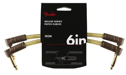 patch cables (2 pcs), 6", tweed