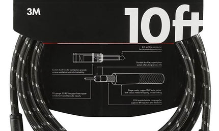 Fender - 990820090 - instrument cable – Angled, Black
